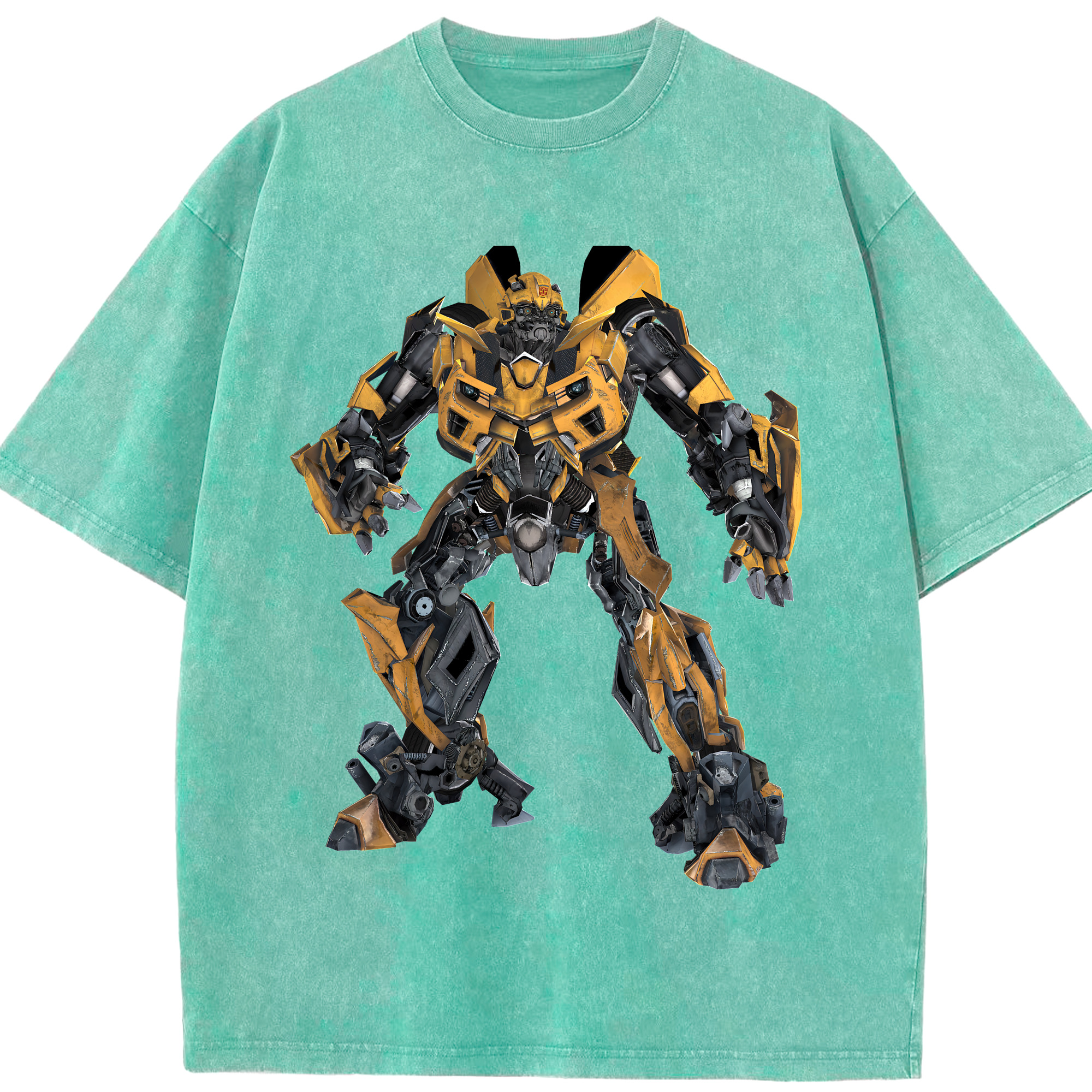 （画像用） Transformers トランスフォーマー 綿100% ヴィンテージ風 半袖Tシャツ（フロントプリント）
